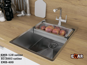картинка Кухонная мойка Emar EMB-128А PVD NANO DARK 